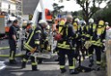 Dachstuhlbrand Koeln Poll Geislarerstr P581